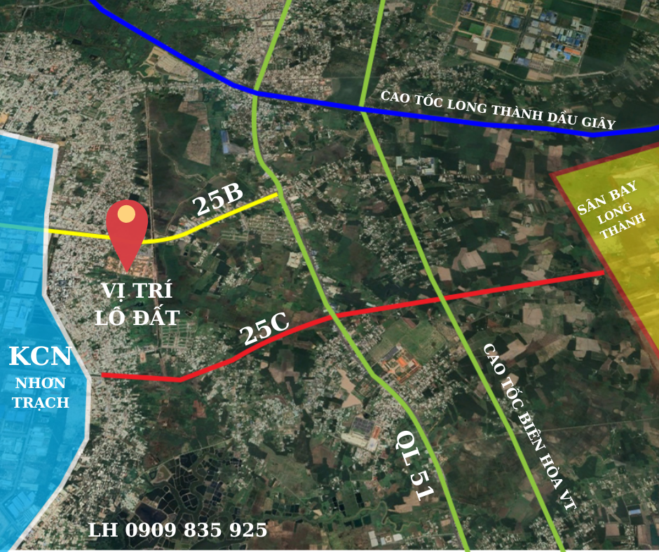 Vị trí tuyệt đẹp lô đất Thăng Long trung tâm thị trấn Hiệp Phước