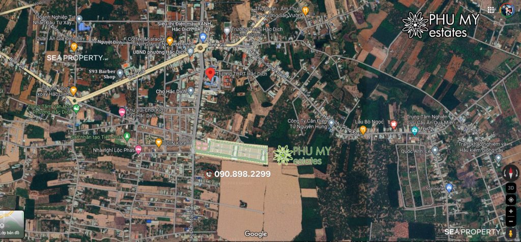 Vị trí Phu My estates Hắc Dịch
