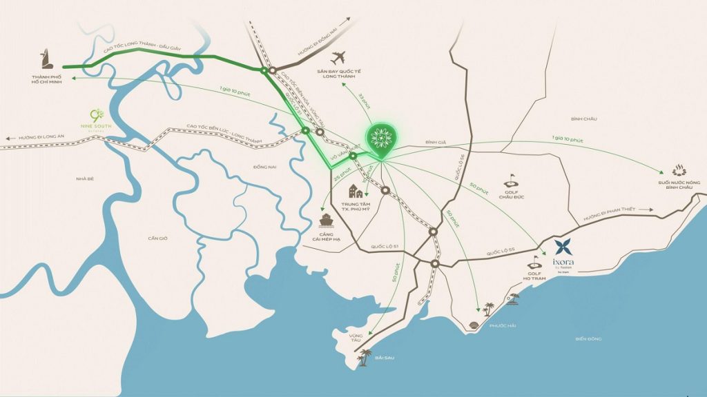 Vị trí dự án Phú Mỹ Estaes