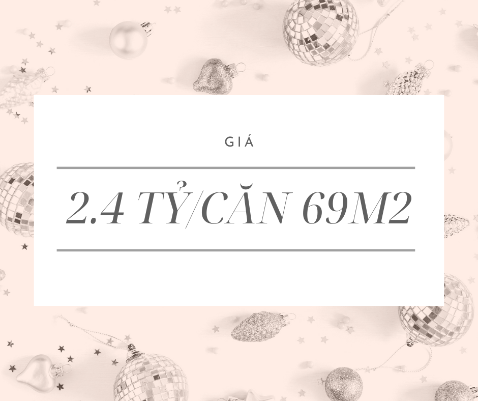Gía chỉ 2,4 tỷ/căn 2 phòng ngủ -2wc 