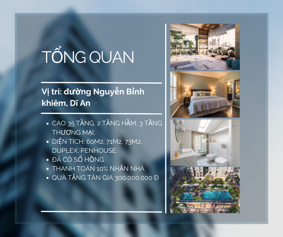 Quy mô: 2 tháp căn hộ cao 35 tầng, cung cấp đa dạng các loại hình căn hộ từ 1 đến 3 phòng ngủ, đáp ứng nhu cầu của nhiều đối tượng khách hàng.
