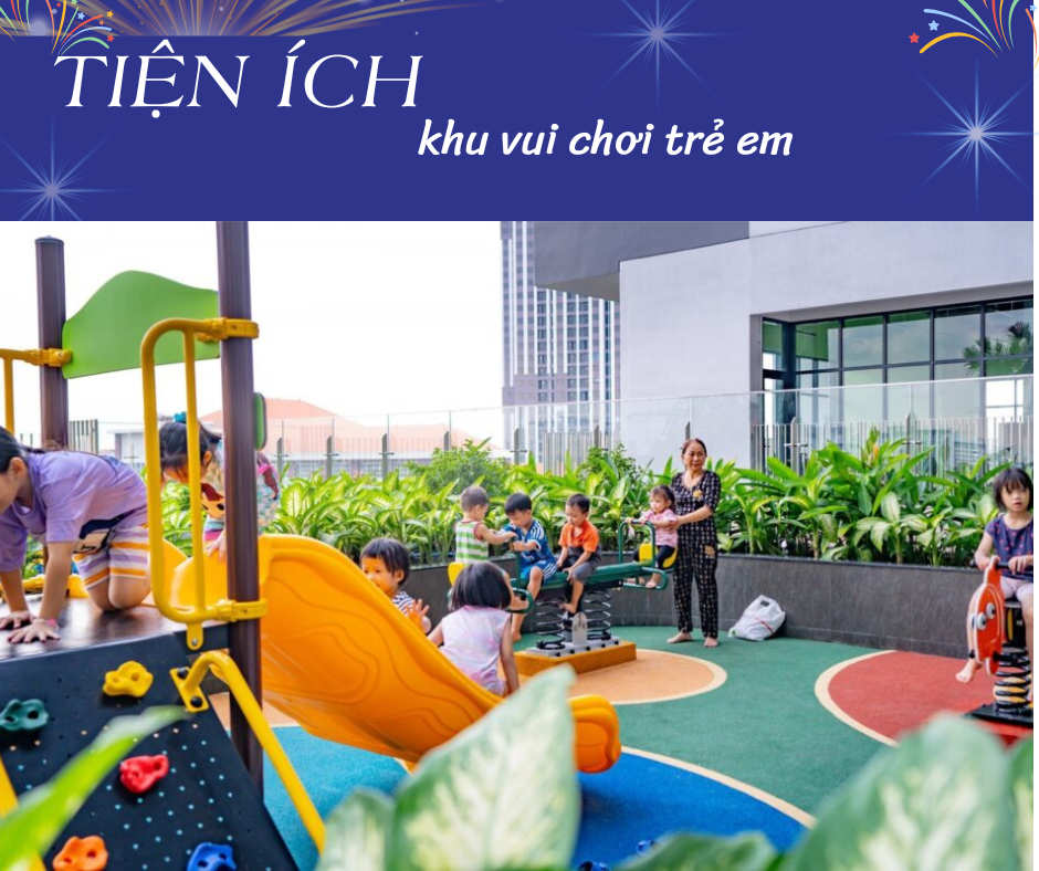 Khu vui chơi trẻ em : Được thiết kế với các thiết bị vui chơi an toàn và hấp dẫn, khu vui chơi trẻ em tại HT Pearl Bình Dương là một nơi lý tưởng để các em nhỏ vui chơi và giao lưu với bạn bè. Khu vực này thường có các trò chơi vận động, cầu trượt, xích đu, và các trò chơi khác phù hợp với lứa tuổi.