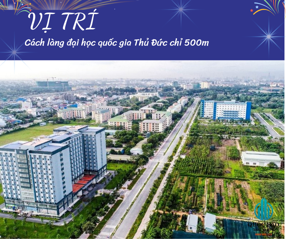 HT Peal sở hữu vị trí vô cùng thuận lợi - cách làng đại học Thủ Đức chỉ 500m