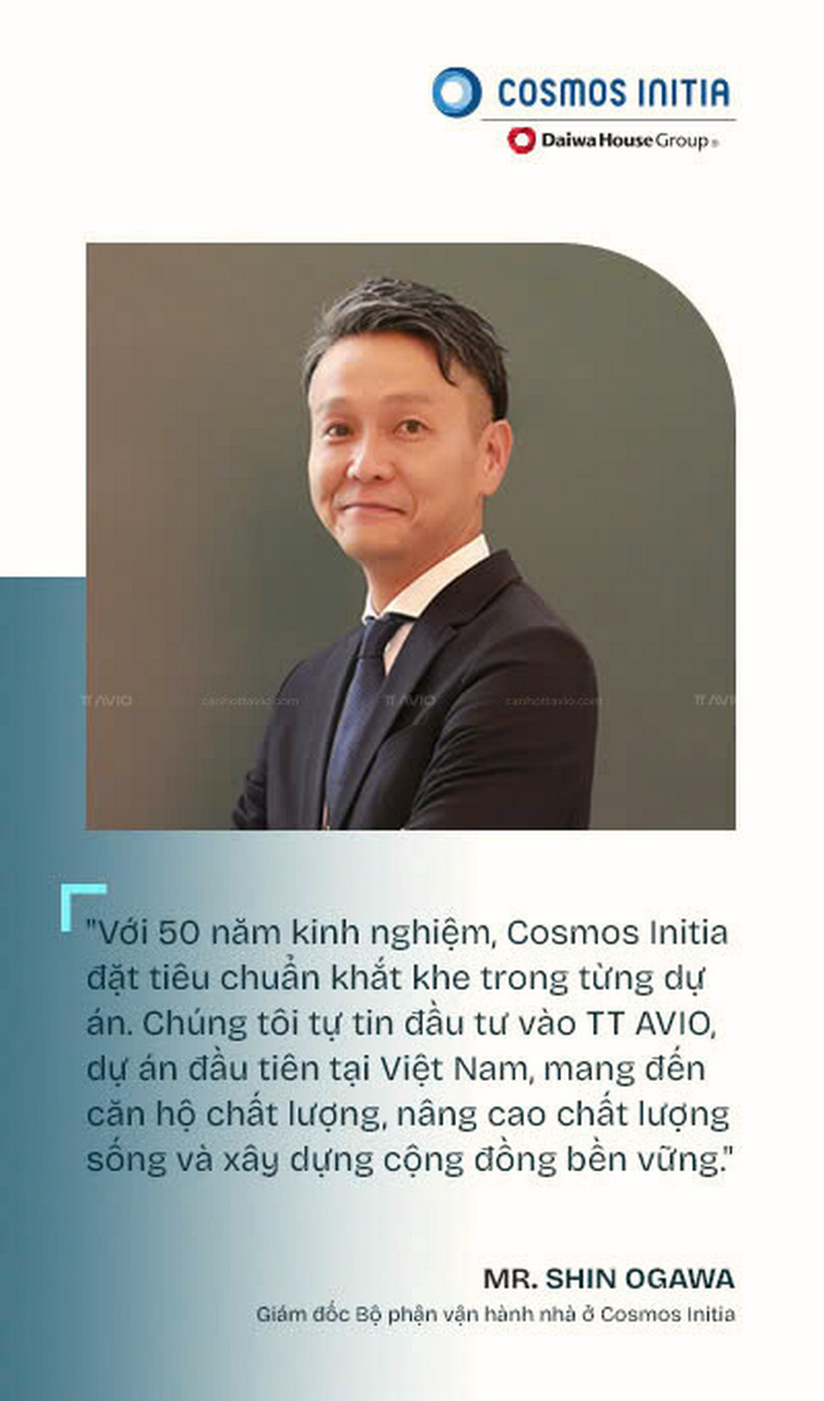 Chủ đầu tư uy tín – Bảo chứng vững chắc cho giá trị dự án TT AVIO 2