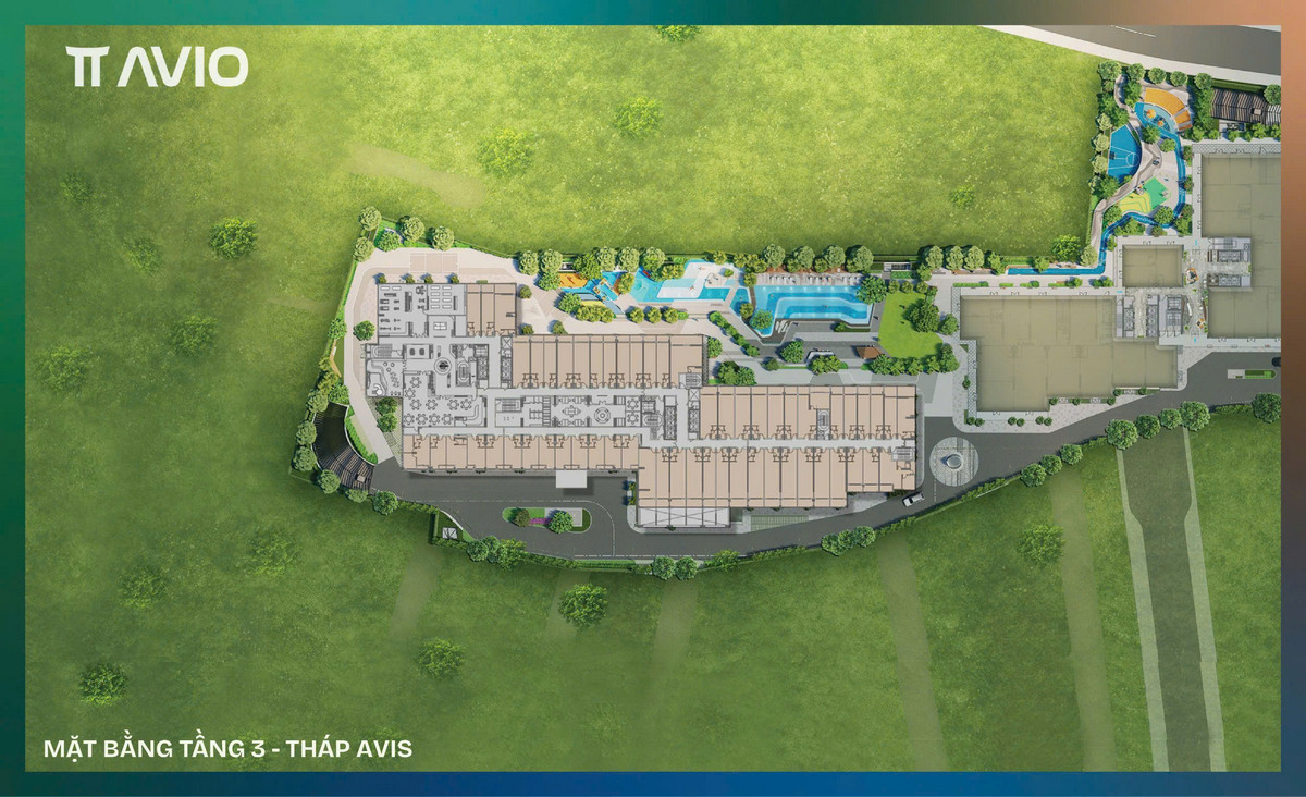 Mặt bằng dự án căn hộ chung cư TT AVIO 2
