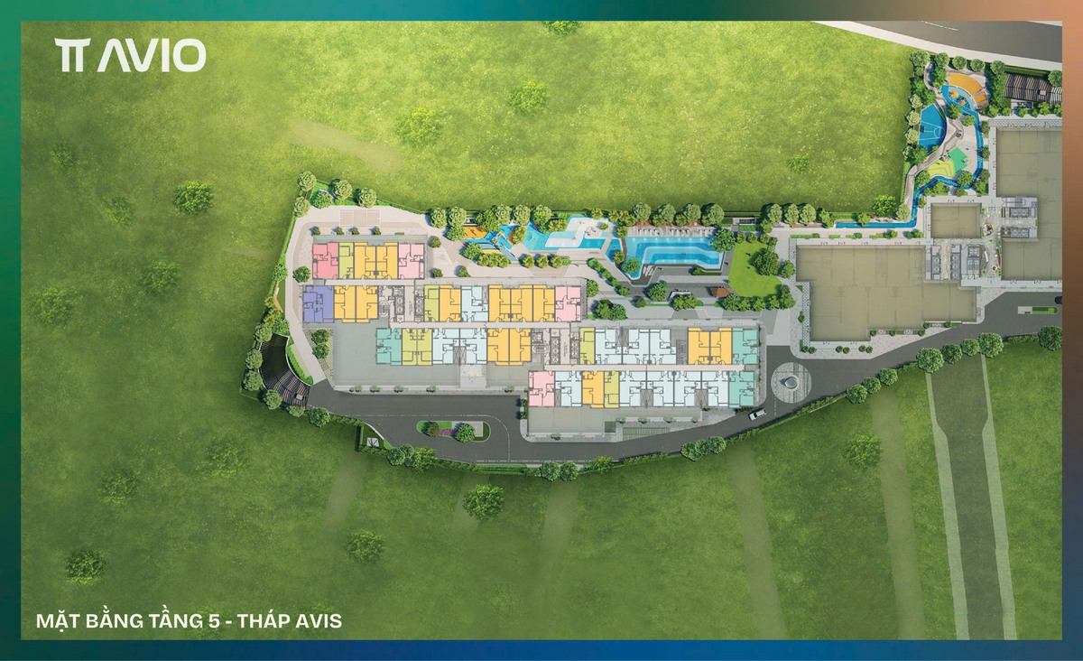 Mặt bằng dự án căn hộ chung cư TT AVIO 4