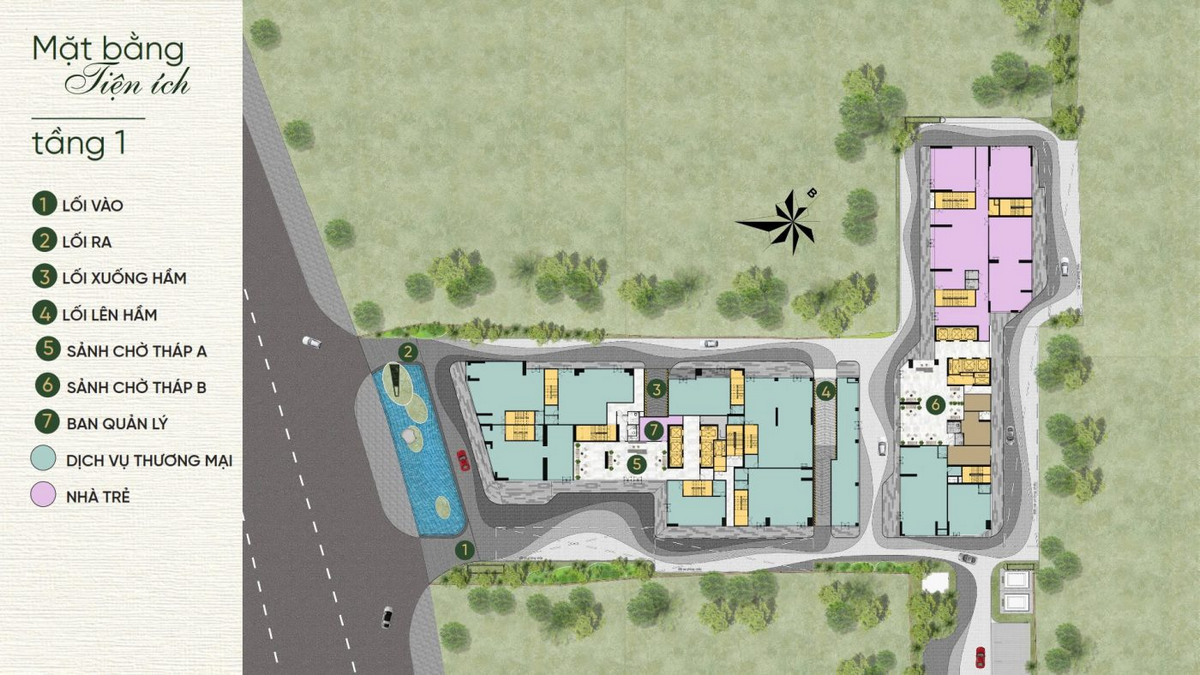 Mặt bằng dự án chung cư AT Sài Gòn Riverside 1