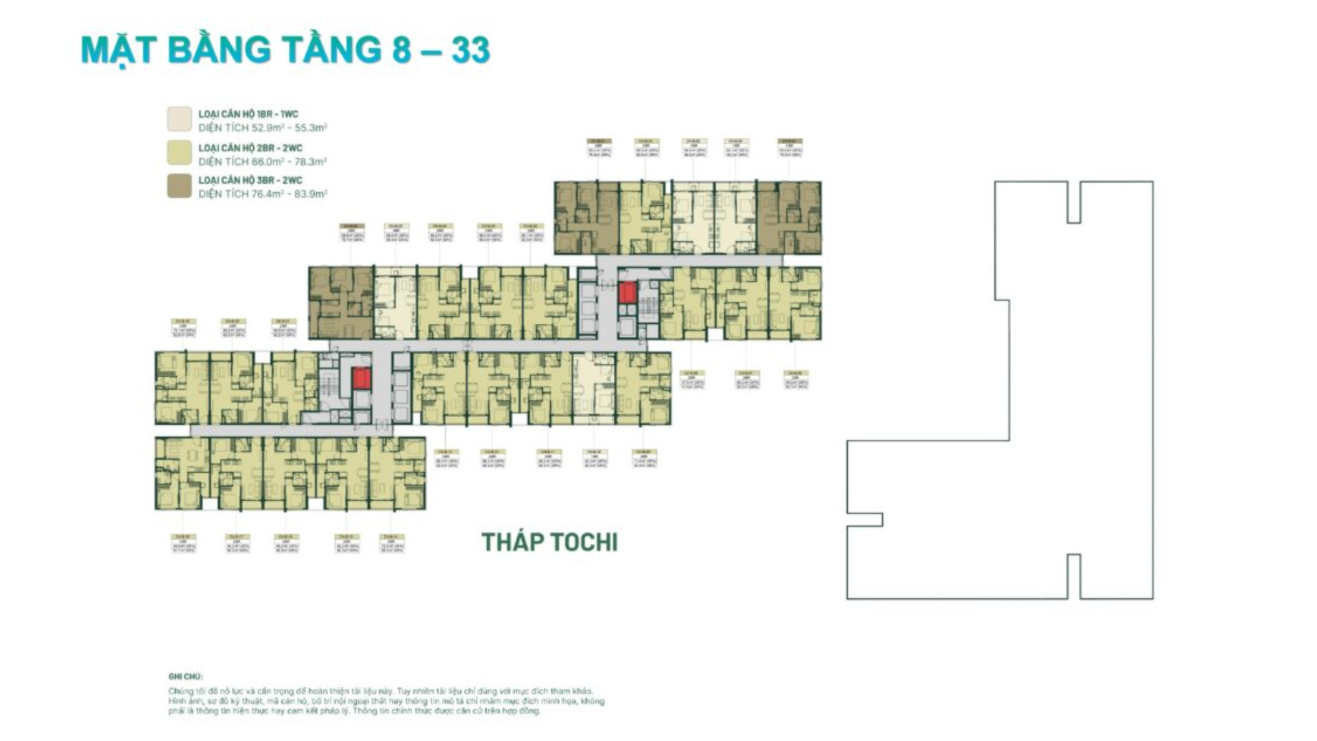 Mặt bằng và thiết kế căn hộ 2
