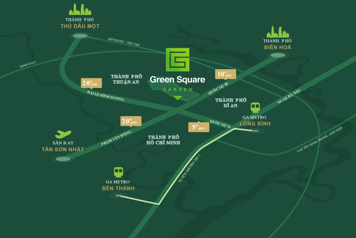 Vị trí đắc địa – Tâm điểm kết nối tam giác kinh tế năng động 3