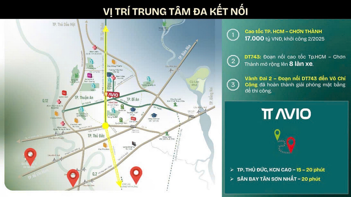 Vị trí chiến lược – Kết nối tam giác vàng phát triển giữa TP.HCM, Bình Dương và Đồng Nai 2
